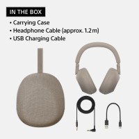 SONY WH-1000XM6 NOISE CANCELING WIRELESS HEADPHONES SANDSTONE